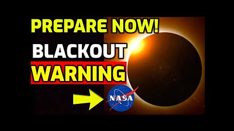 ⚫ BLACKOUT WARNING ⚫ The SOLAR ECLIPSE JUST GOT EVEN WORSE.... PREPARE NOW!!