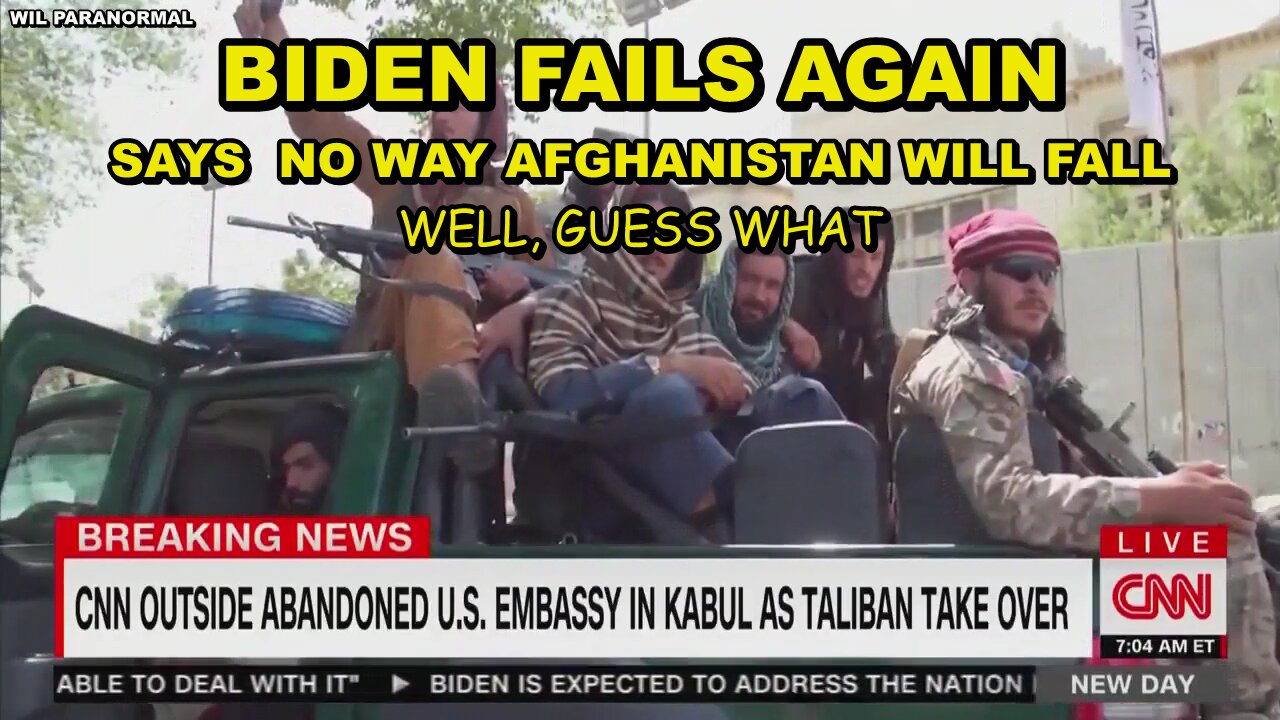 FAKE PRESIDENT GOES MISSING AFTER AFGHANISTAN FALLS TO TALIBAN - VACCINE INJURIES AND MORE MANDATES