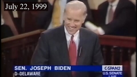 Biden Reminiscing About His Crime Bill