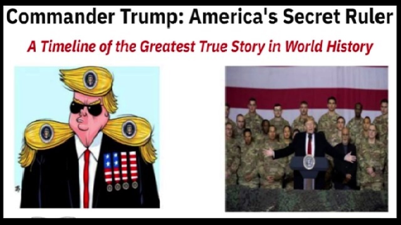 Q+ Commander Trump > America's Secret Military Ruler!