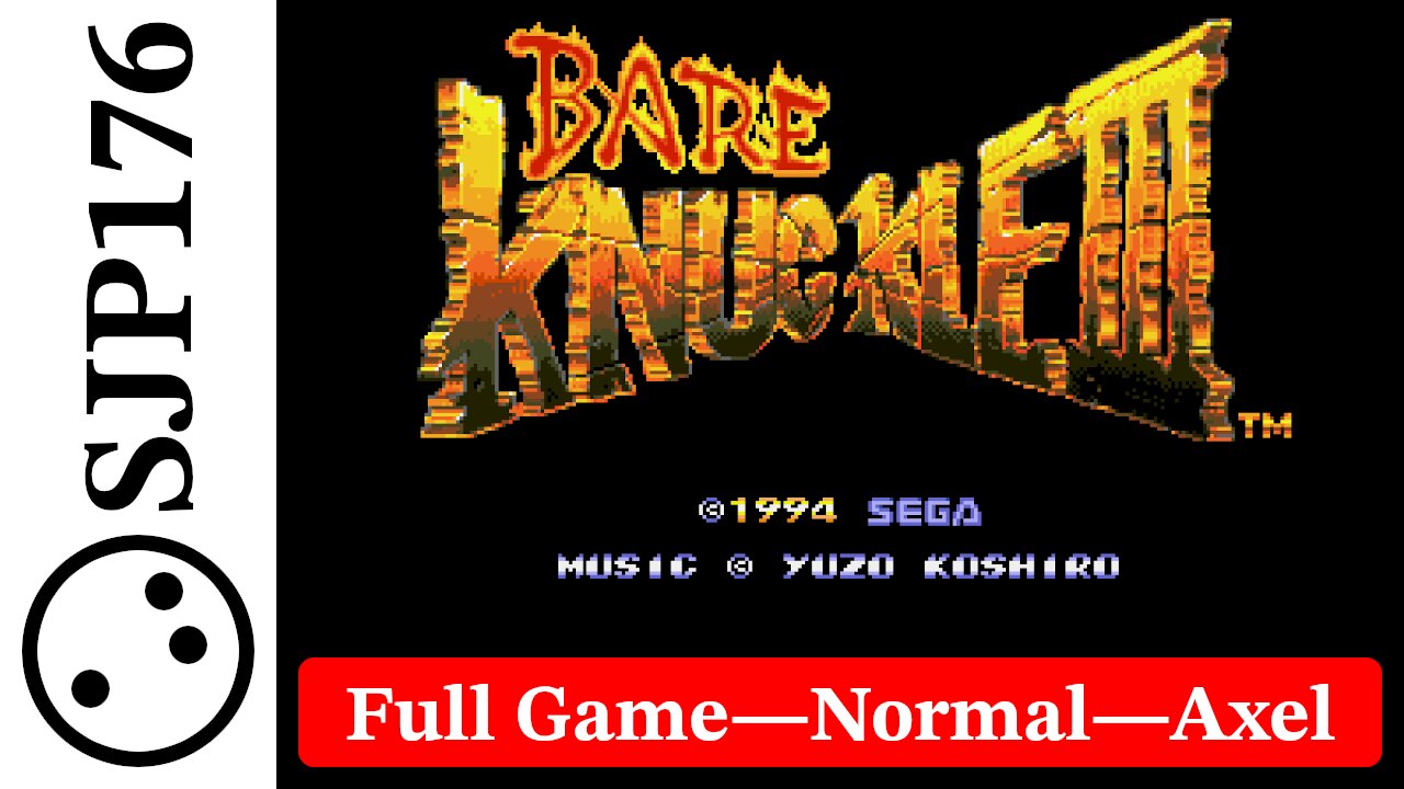 Bare Knuckle III—Uncut No-Commentary Casual Playthrough—Full Game