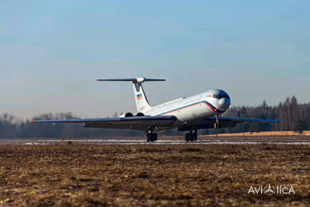 Ilyushin Il-62M RA-86572 returning from Syria to Belarus