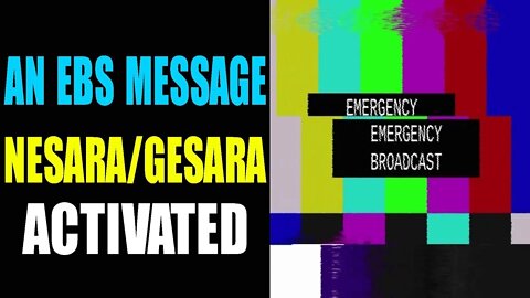 AN EBS MESSAGE NESARA GESARA IS BEING ACTIVATED - TRUMP NEWS