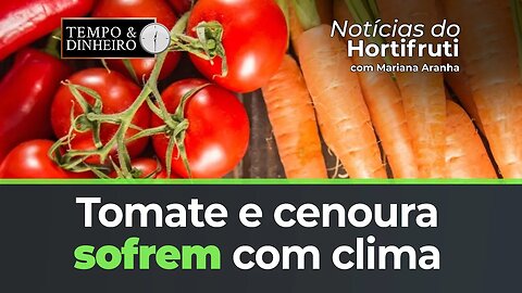 Clima mais frio prejudica desenvolvimento e maturação do tomate e da cenoura