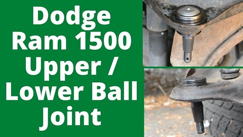 1994-2001 Dodge Ram 1500 Ball Joints Removal / Install