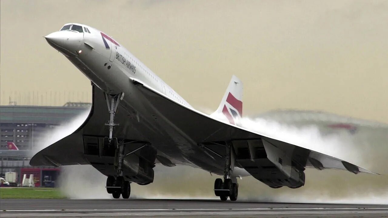 Concord Air France Taking off.