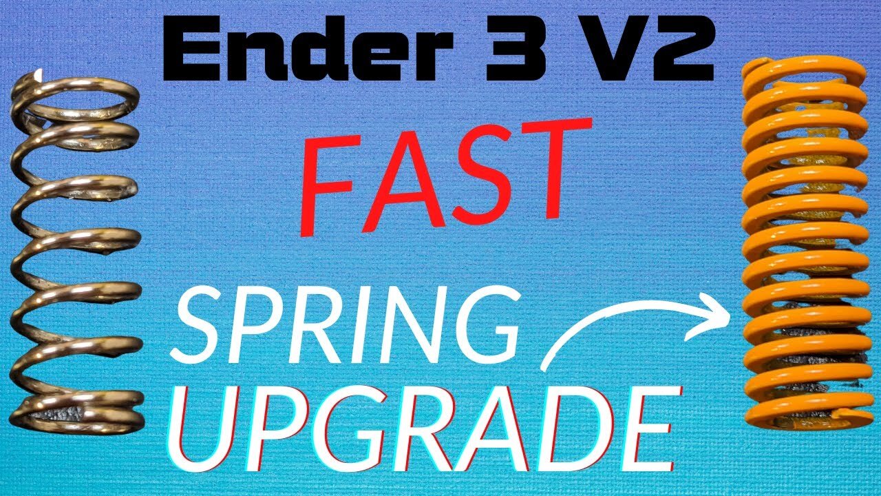 Upgrade the Ender 3 V2 Bed Springs in 5 Minutes or Less