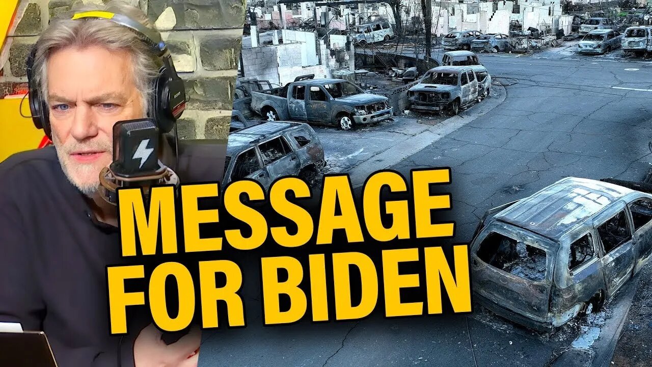 Maui Resident Sends CLEAR Message to Joe Biden