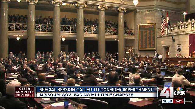 MO legislature calls special session on Greitens