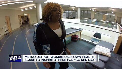 Metro Detroit woman uses own health scare to inspire others for 'Go Red Day'