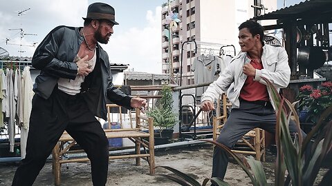 TRIPLE TREAT TONY JAA VS CHRIS COLLINS BEST FIGHT MOVIE