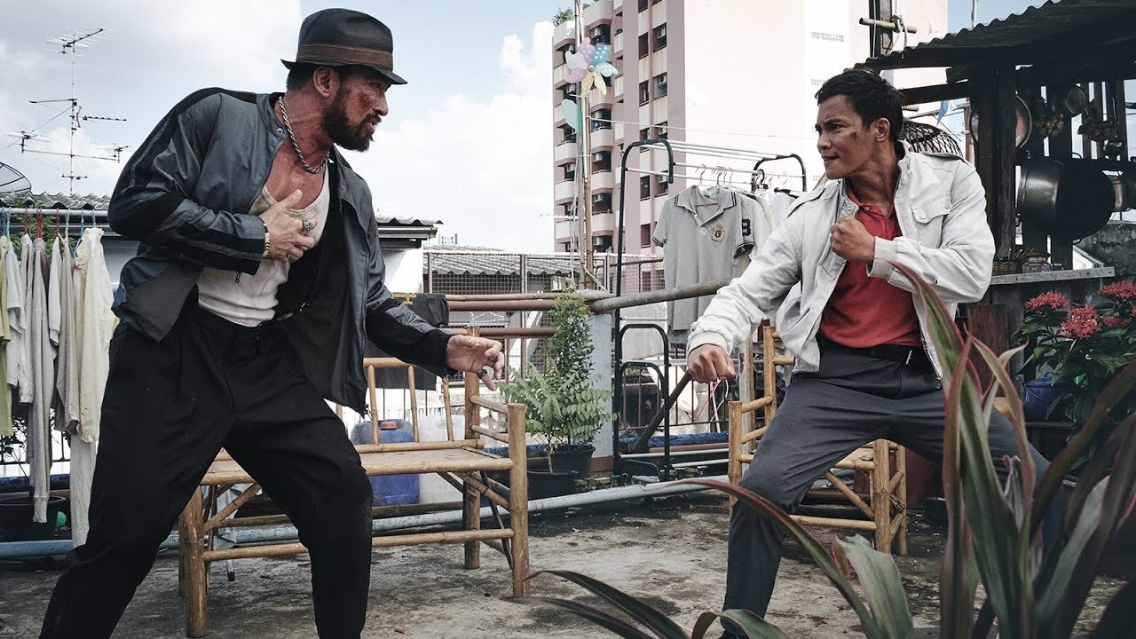 TRIPLE TREAT TONY JAA VS CHRIS COLLINS BEST FIGHT MOVIE