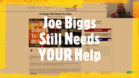 Joe Biggs Still Needs YOUR Help