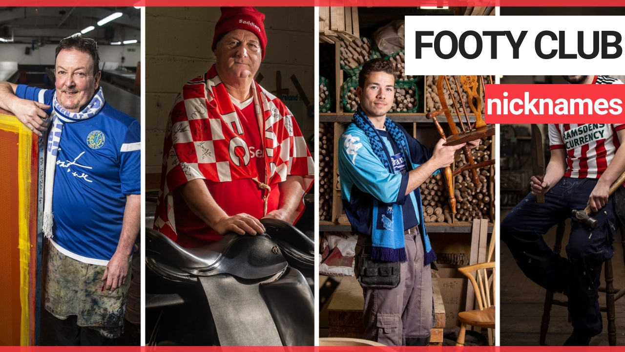 Fascinating photos show footy fans across the country whose jobs are their teams' nicknames