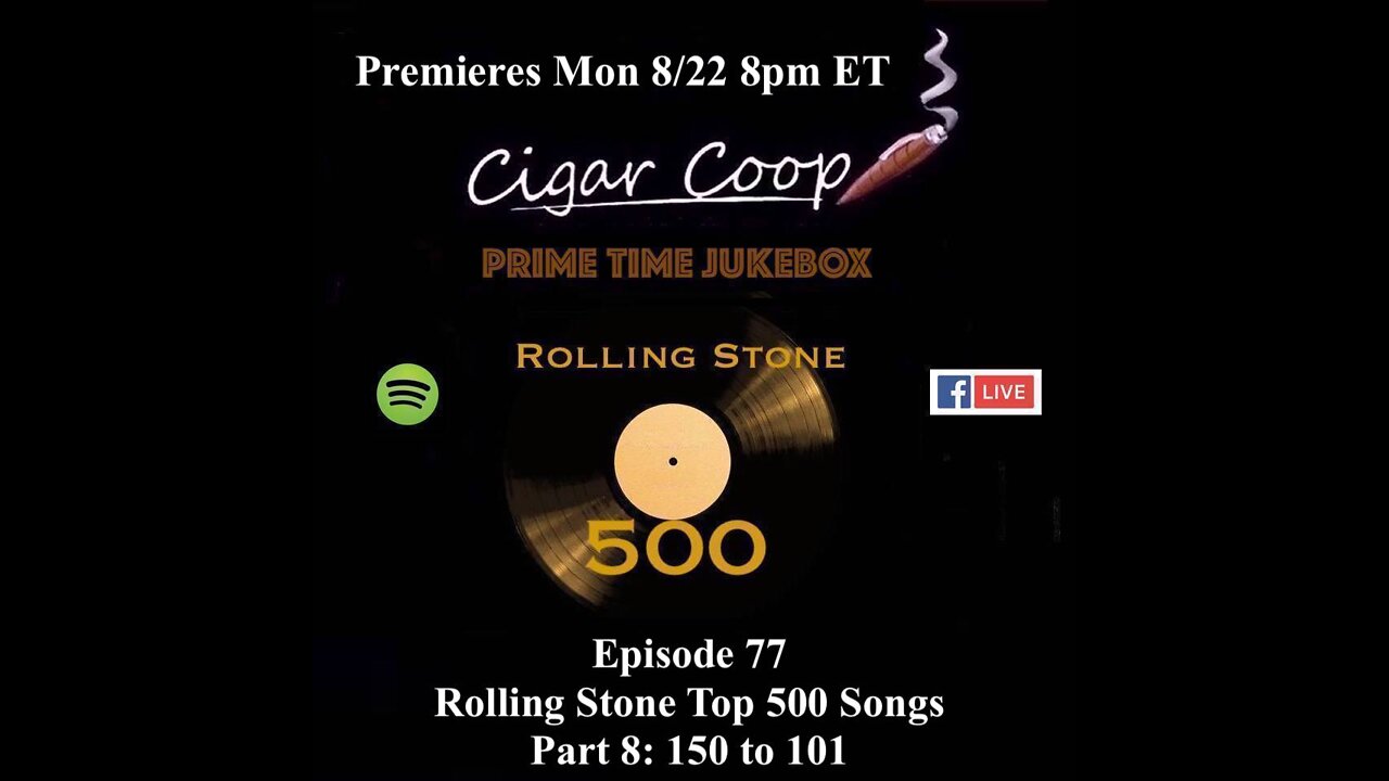 Prime Time Jukebox Episode 77: Rolling Stone Top 500 Songs Part 8: 150 to 101