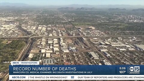 Record number of July deaths in Maricopa County