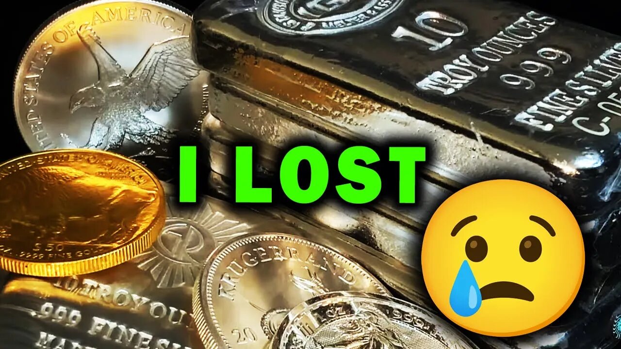 Silver Is Acting Confused! I Lost A Bet!