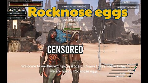 Conan Exiles, Beginners Guide, Rocknose Eggs, Bouncing, Busty, Boobs #conanexiles