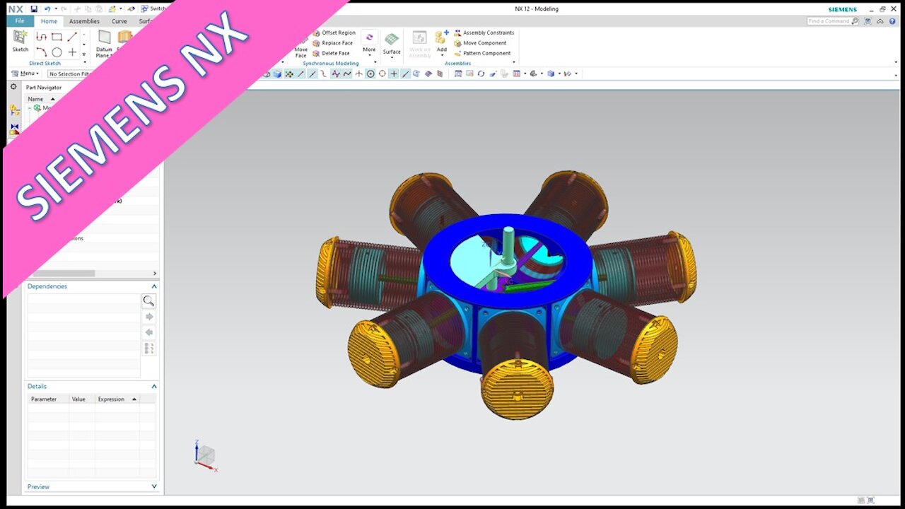 Views with hidden components / arrangements - Siemens NX 12 Training - FAQ