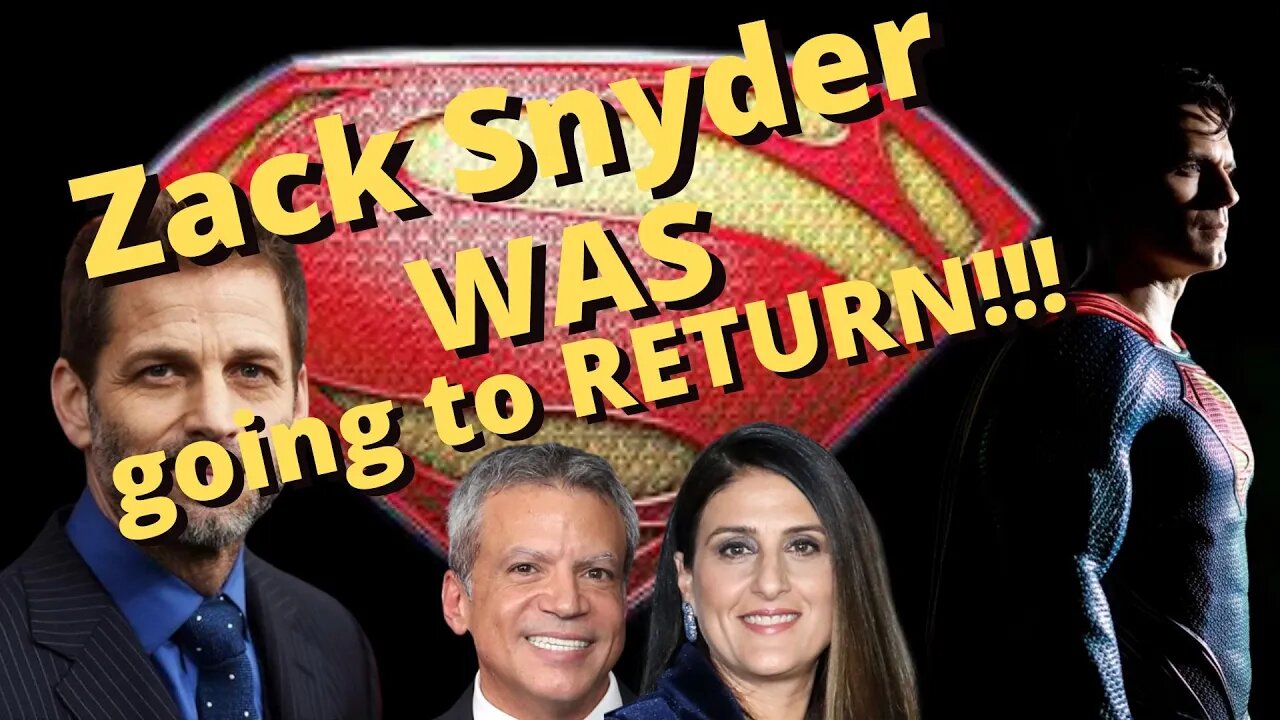 Pam Abdy & Mike DeLuca were going to save the DCEU w/ the Flash film - Snyder was going to RETURN!!