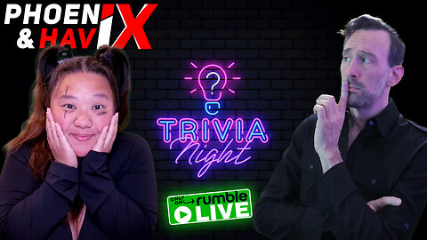 LIVE Wednesday 9pm ET | TRIVIA NIGHT with CHAT!