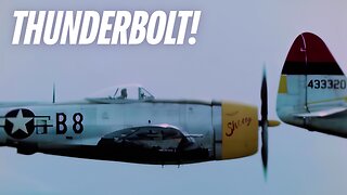 P-47 Thunderbolt: Pilot Interviews, GunCam, Strafing, Formation flying | 4k, 60fps, Sound Design