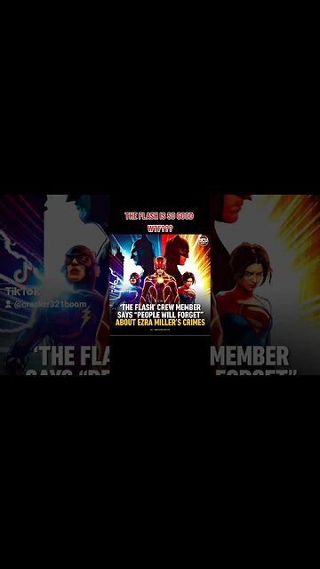THE FLASH IS SO GOOD PEOPLE WILL FORGET EZRA MILLER'S CRIMES