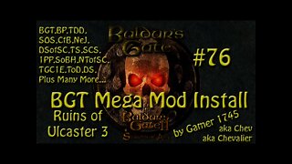 Let's Play Baldur's Gate Trilogy Mega Mod Part 76 - Ruins of Ulcaster