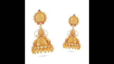 gold jhumka design#