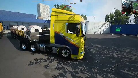 estacionando carreta bitrem SERA QUE VAI #jogos #eurotrucksimulator2 #ets2