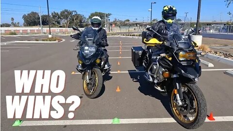 I Raced My Buddy Today