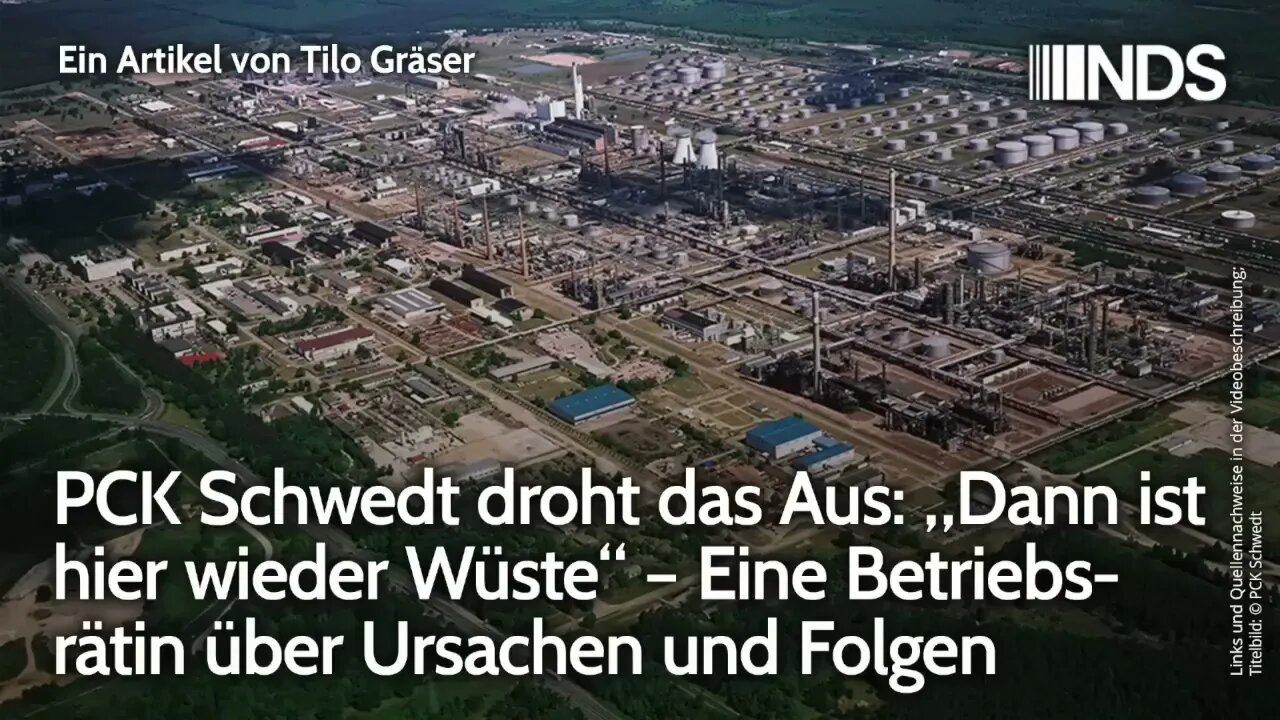 PCK Schwedt droht das Aus „Dann ist hier wieder Wüste“ – Betriebsrätin über Ursachen & Folgen