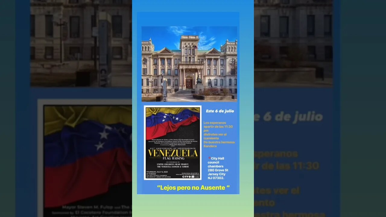 CON EL AMOR QUE SENTIMOS POR VENEZUELA CONMEMORAMOS AQUEL 5 DE JULIO DE 1811 EN NY-NJ-CT