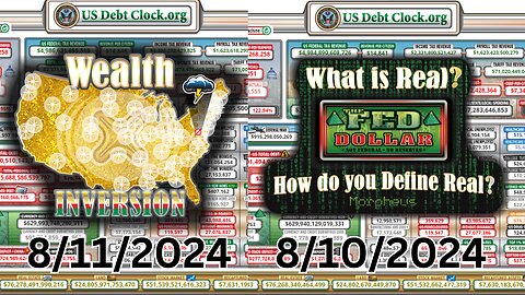 💥http://USdebtclock.org: Wealth Inversion and Morpheus 💥