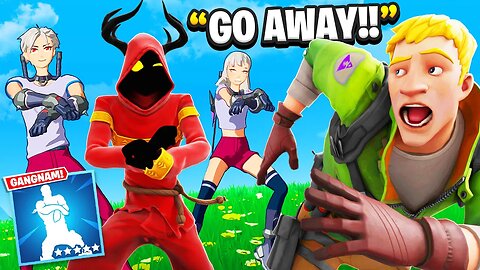 I Trolled Him With NEW "Gangnam Style" Emote.. (Fortnite)