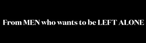 The Men Who Just Wanted To Be Left Alone
