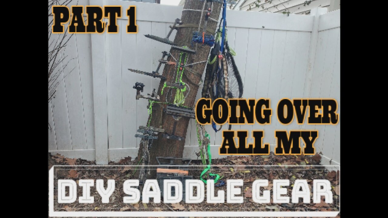 👍ALL MY HOMEMADE SADDLE HUNTING EQUIPMENT 👍#hunting #diy