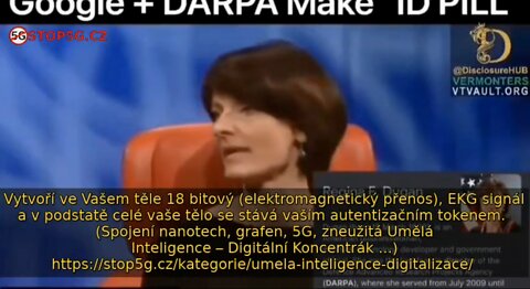 DARPA a GOOGLE – ID PILULKA - Autentizační Mikročip, Lidské Tělo Jako Token