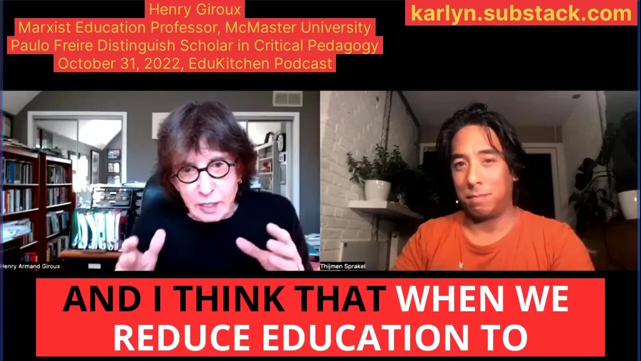 Marxist Educator Henry Giroux: Fascism and Capitalism Are The Same