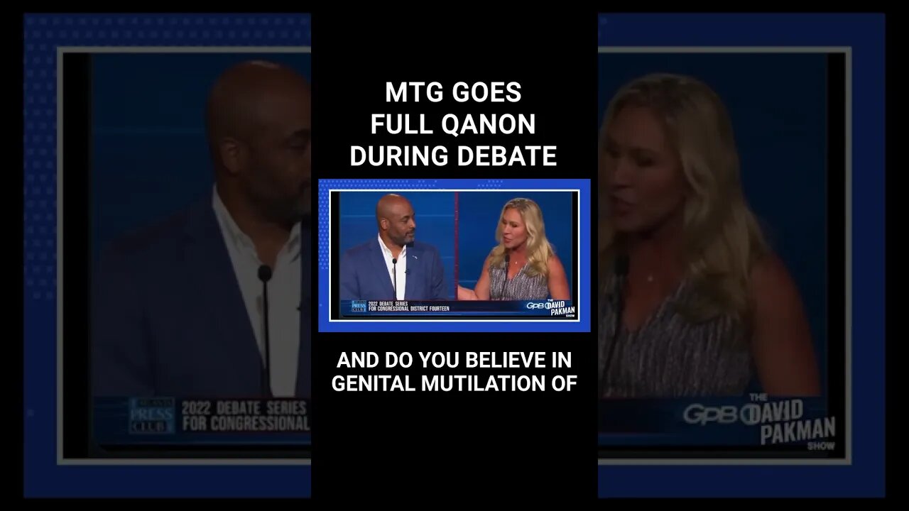 Marjorie Taylor Greene Goes FULL QANON #shorts