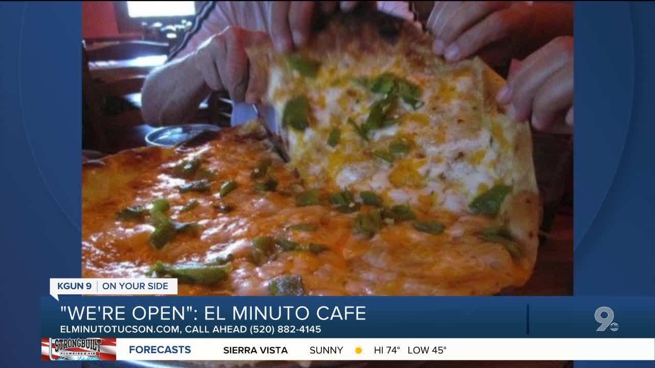 El Minuto Cafe open for takeout