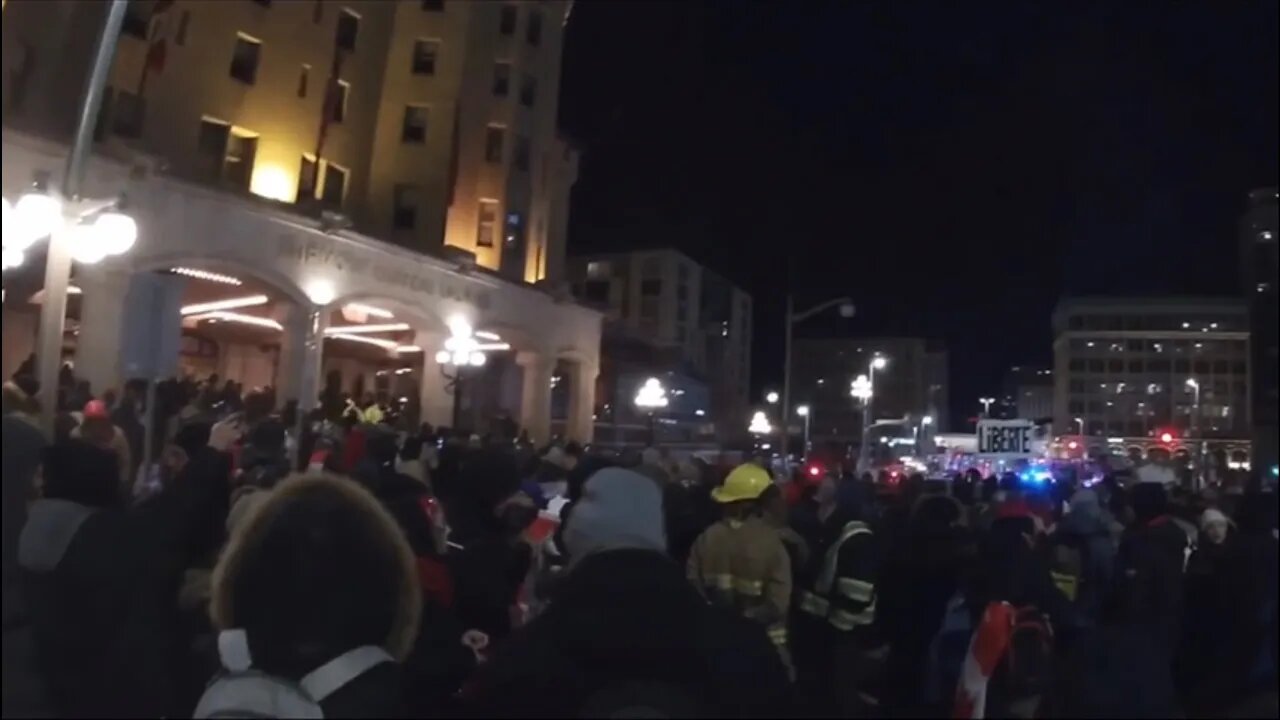 Feb 18/22 truckers protest Ottawa