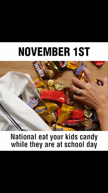National Eat Your Kids' Candy Day [GMG Originals]