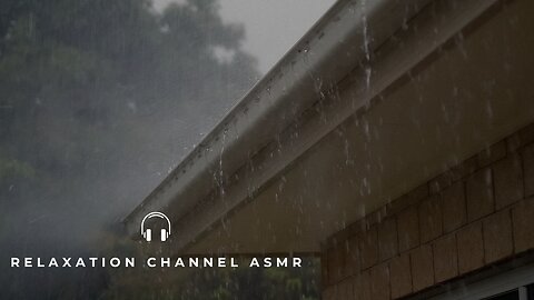 Heavy Rain on the Steel Roof | ASMR Relaxation