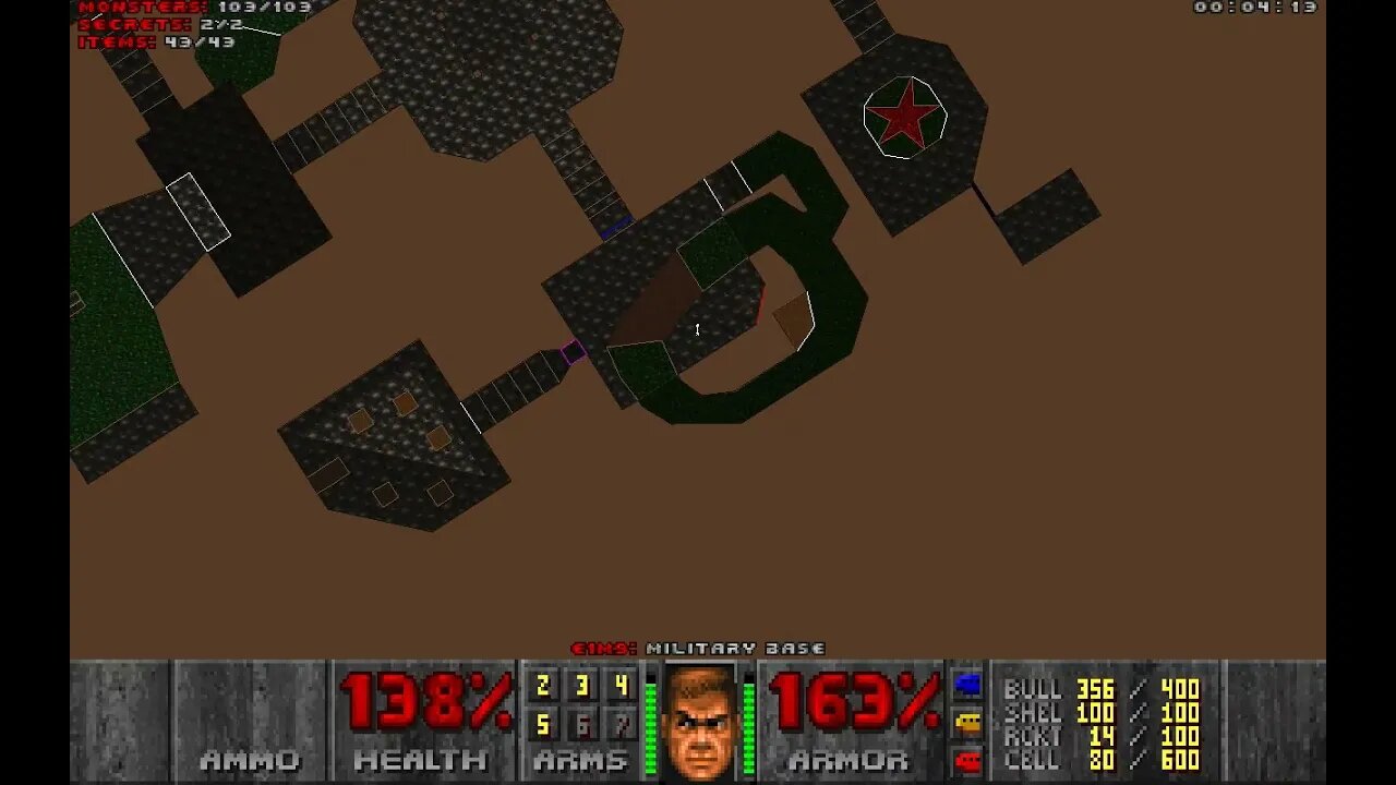 Doom E1M9 UV 100% Original vs The Way We Remember It
