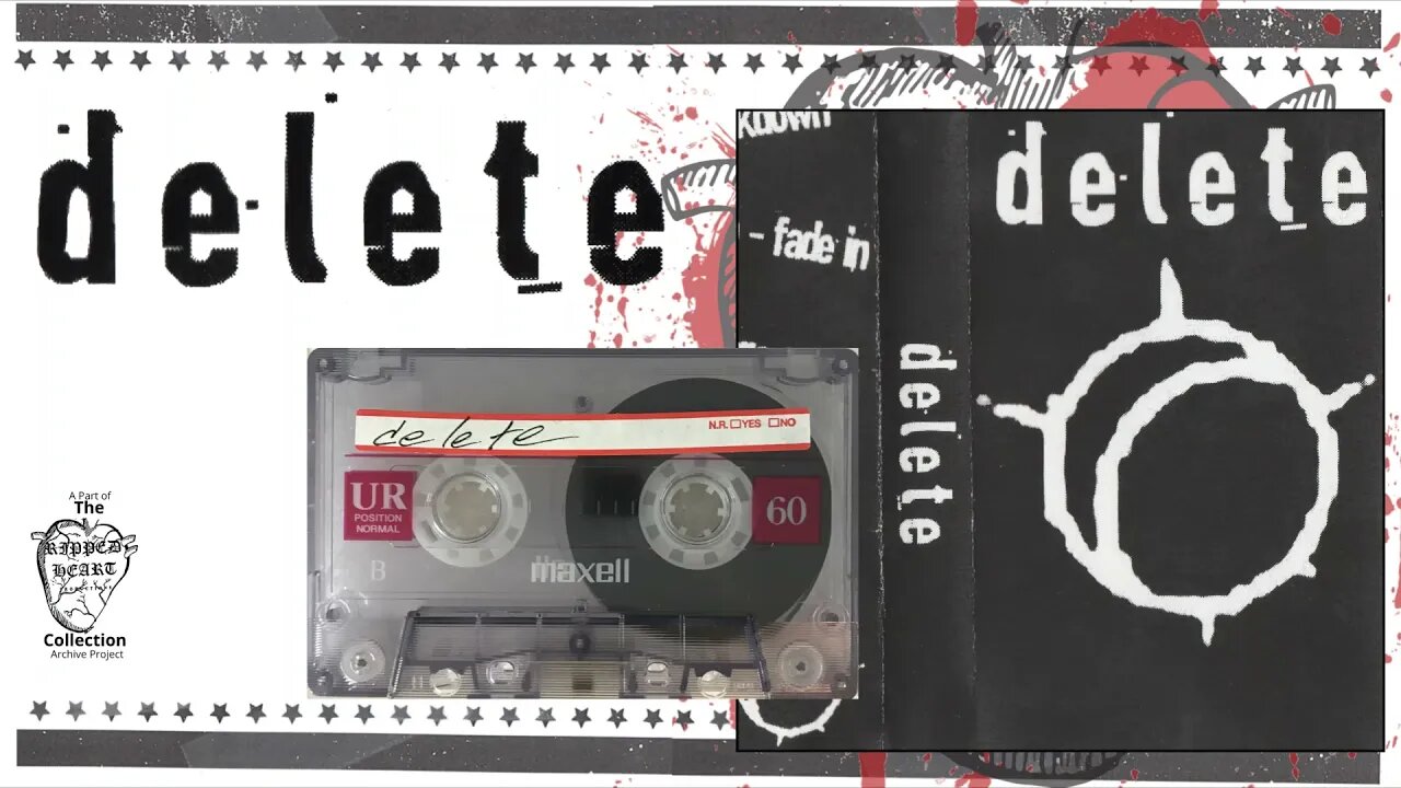 Delete 🖭 Self-Titled (Restored Audio). Full 6-song Demo Tape. Saginaw, Michigan Industrial