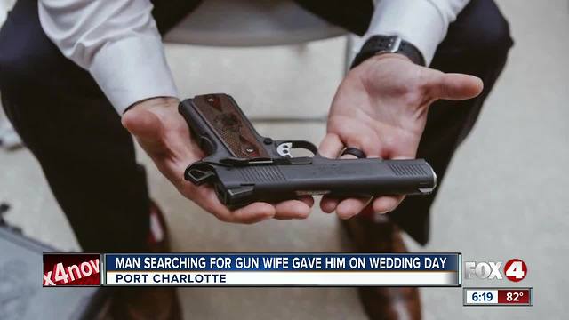 Man searching for gun given to him on wedding day