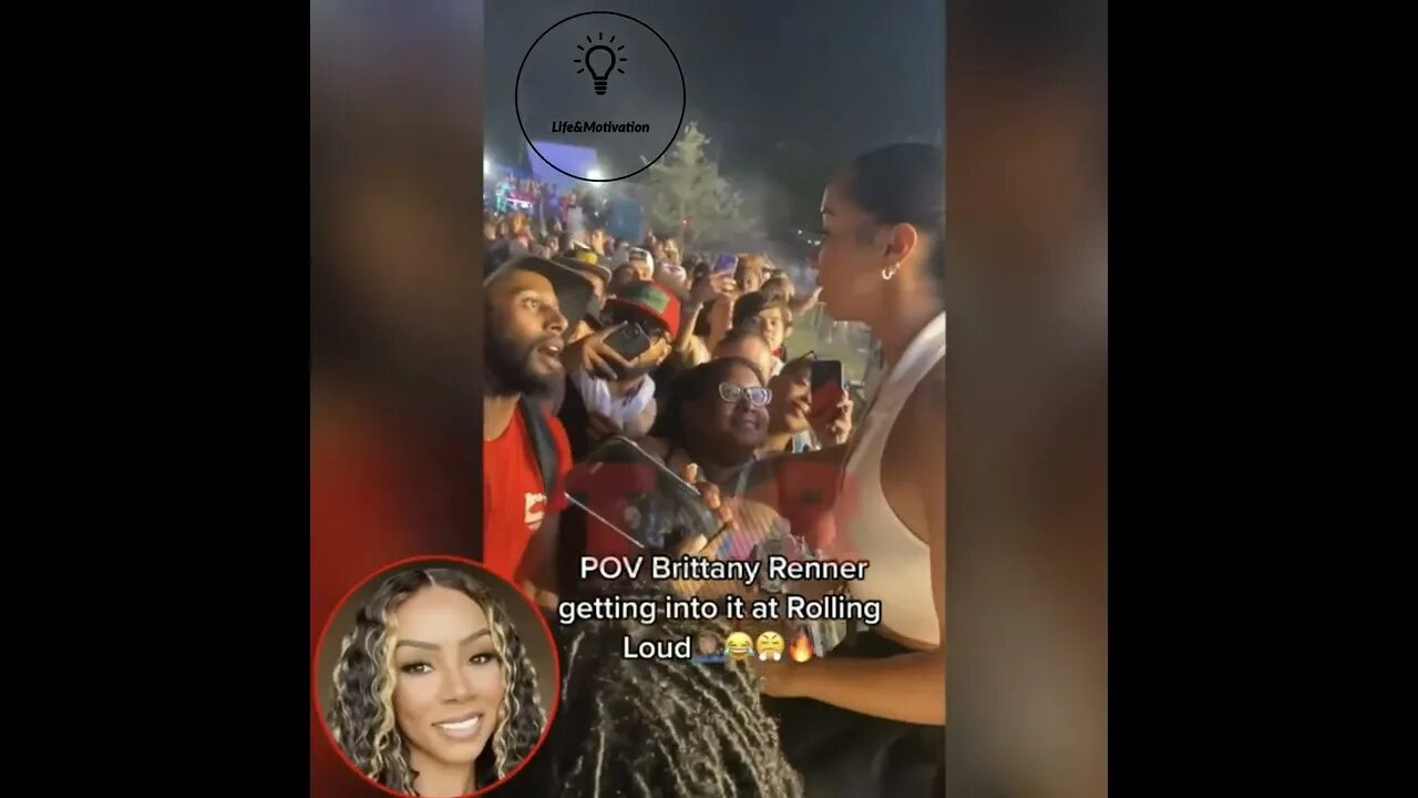 Brittany Renner Puts A Guy In His Place At Rolling Loud 😱