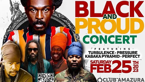 Anthony B and Friends Black History Month Series w/Perfect Gidimani *Turbulance*Pressure*&Many more