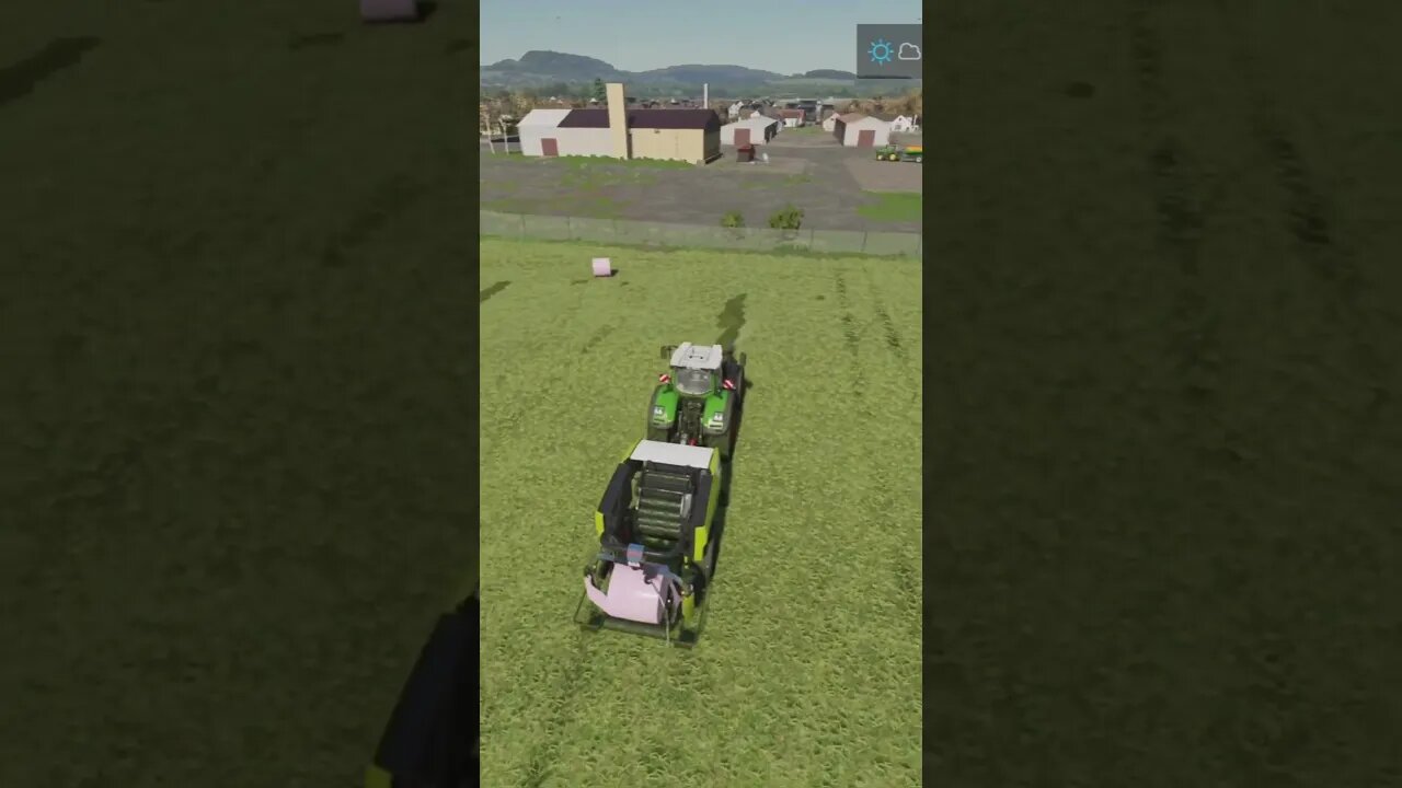 Baling Pink Farming Simulator 22 #shorts